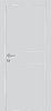 Межкомнатная дверь PX-15  AL кромка с 4-х ст. Сапфир матовый