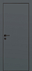 Межкомнатная дверь PX-1 черная кромка с 4-х ст. Графит матовый